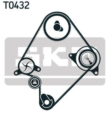 VKMA94009 SKF Ремінь ГРМ, комплект