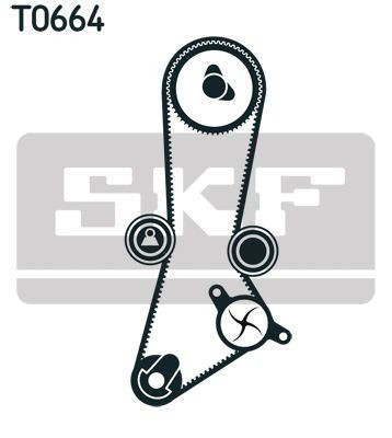 VKMA94222 SKF Ремінь ГРМ, комплект