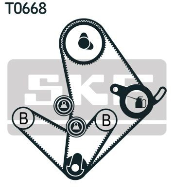 Купити VKMA95010 SKF ГРМ ремень