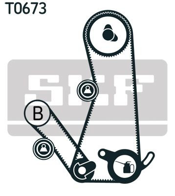 Комплект ГРМ SKF VKMA95015 ціна, від 32.69 USD