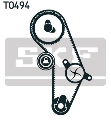 VKMA95020 SKF Ремінь ГРМ, комплект