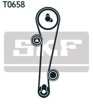 Комплект ГРМ SKF VKMA95655 ціна, від 48.91 USD
