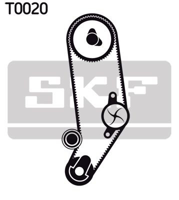 VKMC01031 SKF Ремінь ГРМ, комплект
