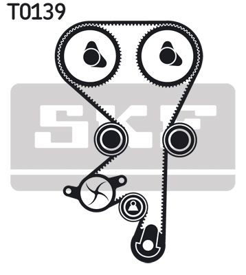 Комплект ГРМ SKF VKMC05140 ціна, від 123.09 USD