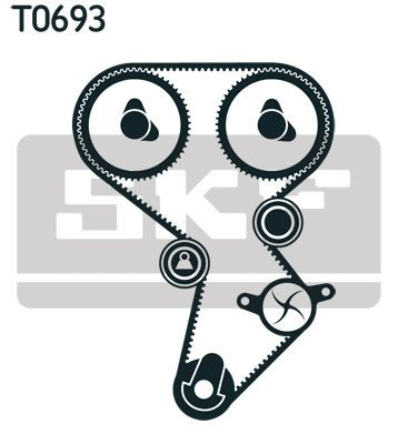 Купити VKMC95624 SKF ГРМ ремень