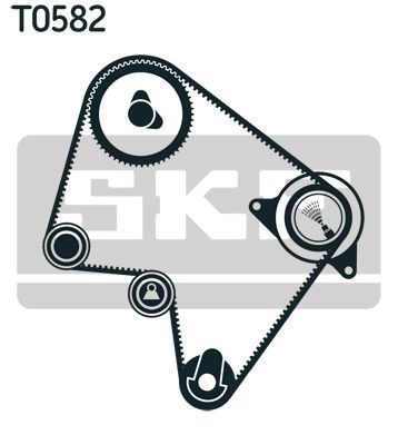VKMC96010 SKF Ремінь ГРМ, комплект