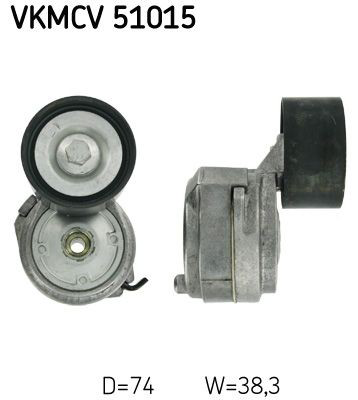 VKMCV51015 SKF Натяжна планка поліклинового ременя