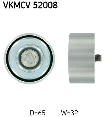 VKMCV52008 SKF Ролик приводного ременя, паразитний