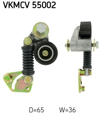 VKMCV55002 SKF Натяжна планка поліклинового ременя