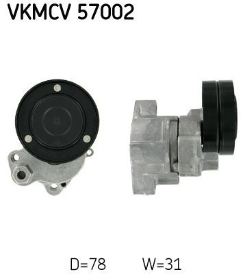 VKMCV57002 SKF Натяжна планка поліклинового ременя