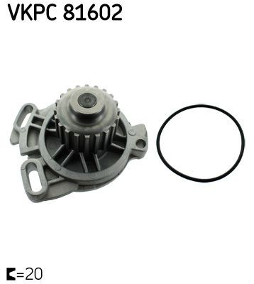 Помпа охолодження SKF VKPC81602 ціна, від 29.17 USD