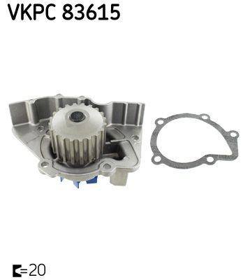 Помпа охолодження SKF VKPC83615 ціна, від 25.55 USD
