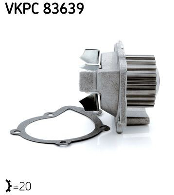 Купити VKPC83639 SKF Насос охолоджуючої рідини