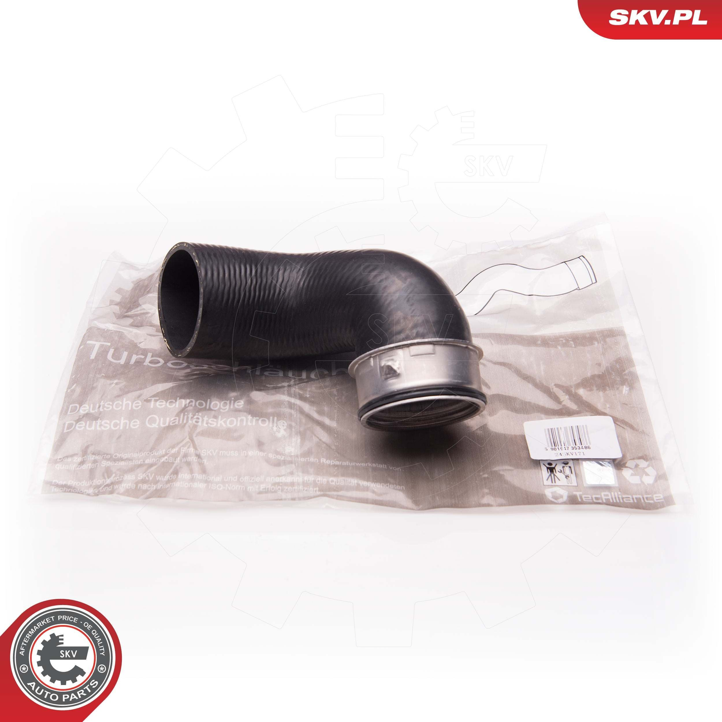 Шланг/патрубок интеркуллера SKV 24SKV171 ціна, від 28.09 USD
