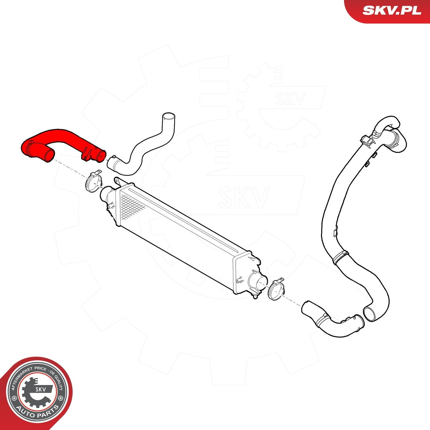 Шланг/патрубок интеркуллера 24SKV568 SKV