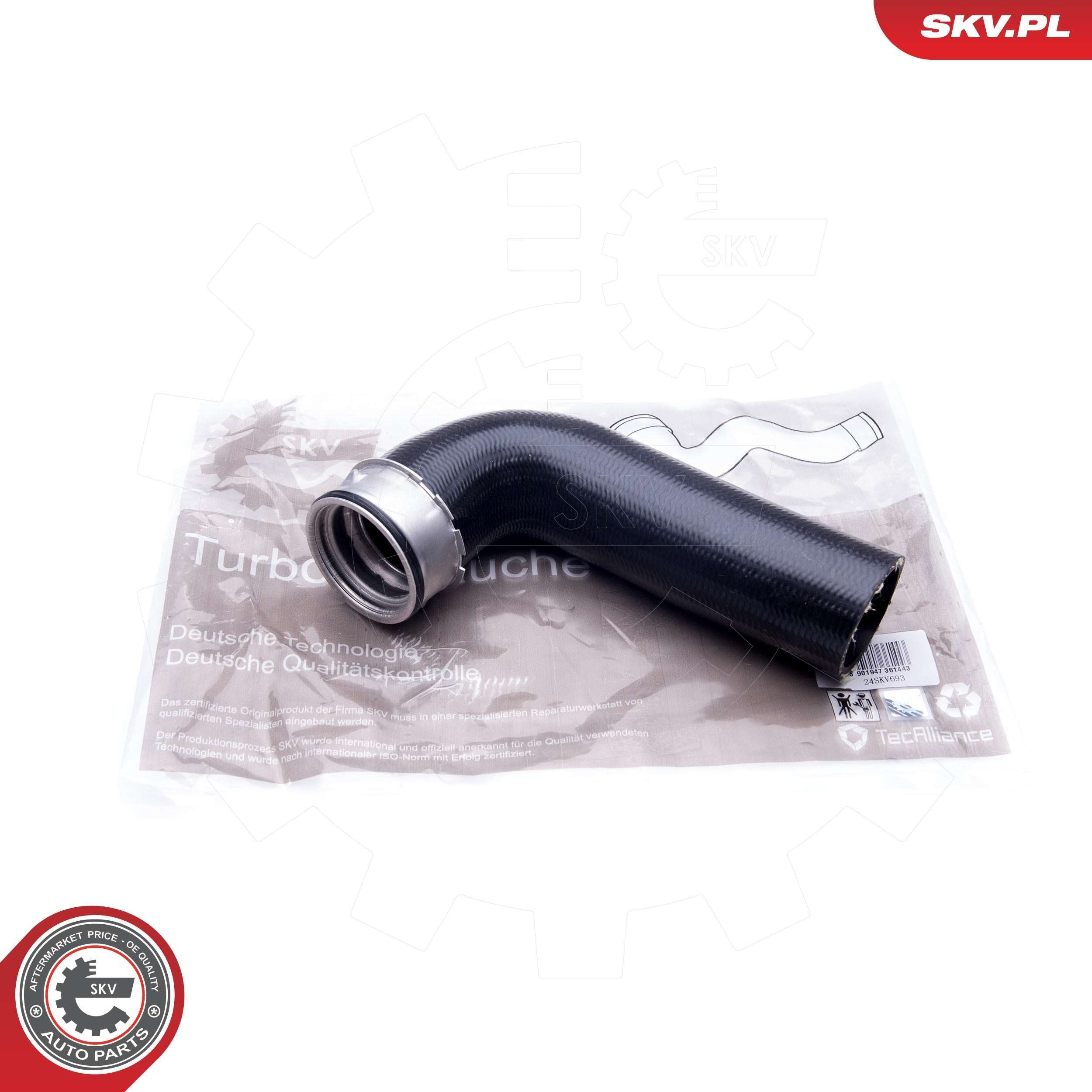 24SKV693 SKV Шланг/патрубок интеркуллера