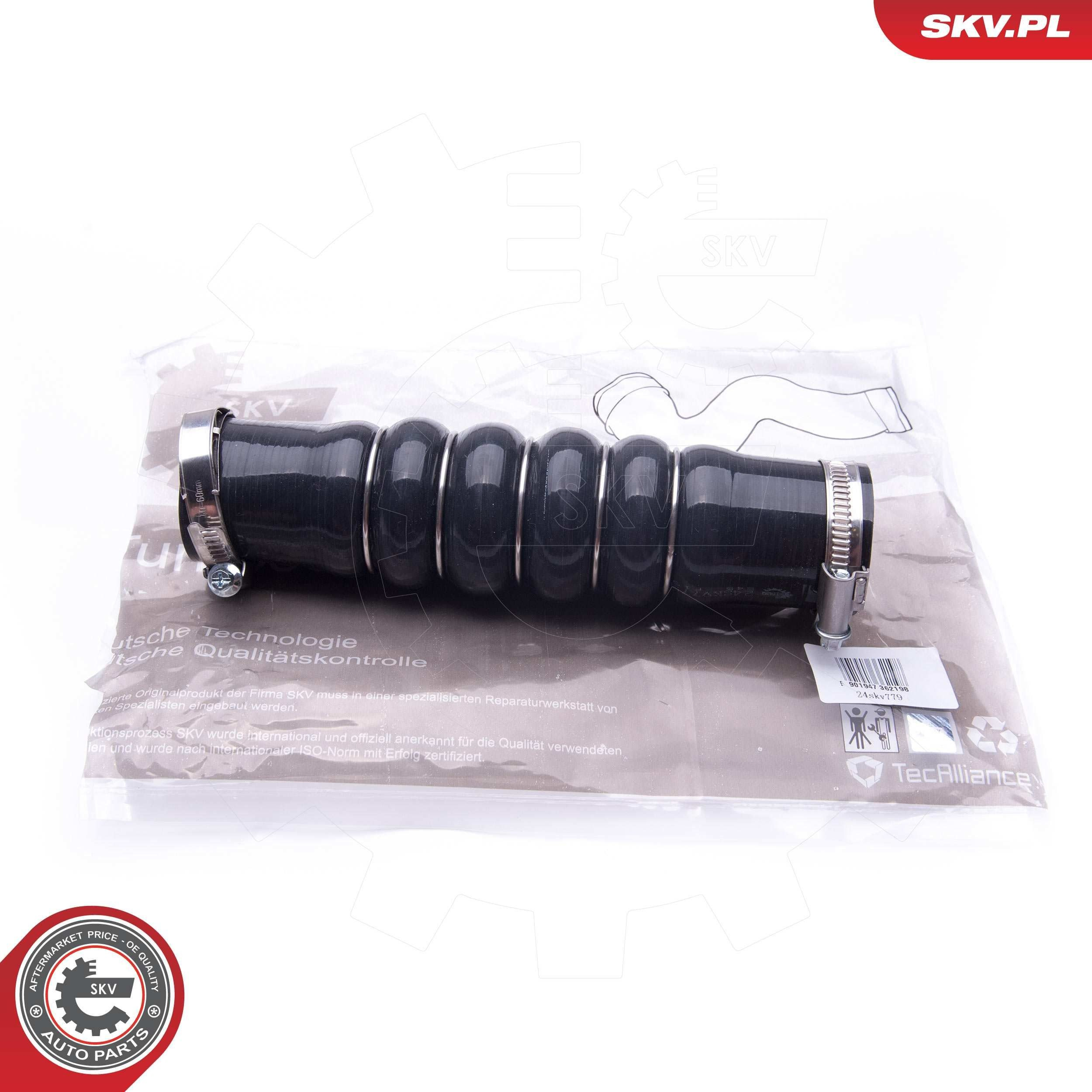 24SKV779 SKV Шланг/патрубок интеркуллера