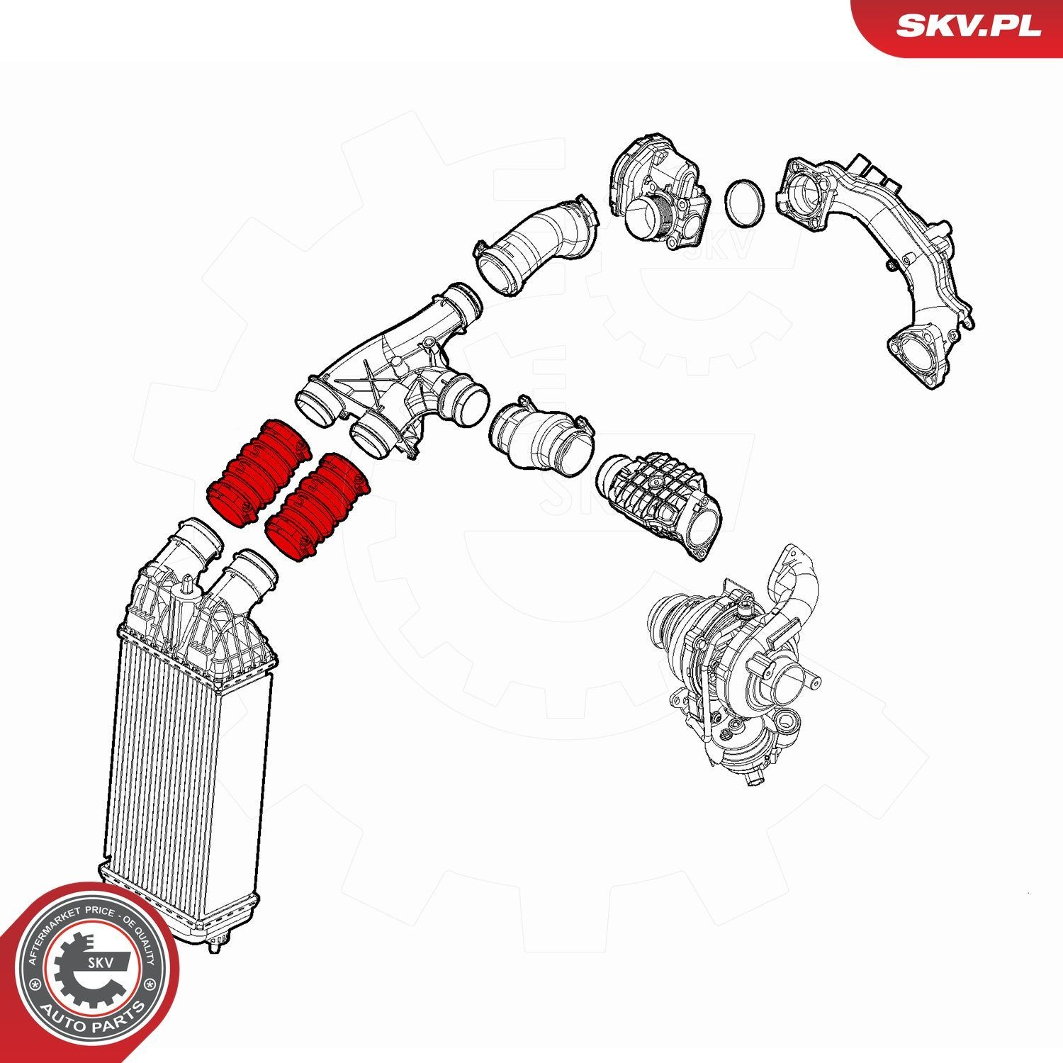 24SKV868 SKV Трубка, що нагнітається