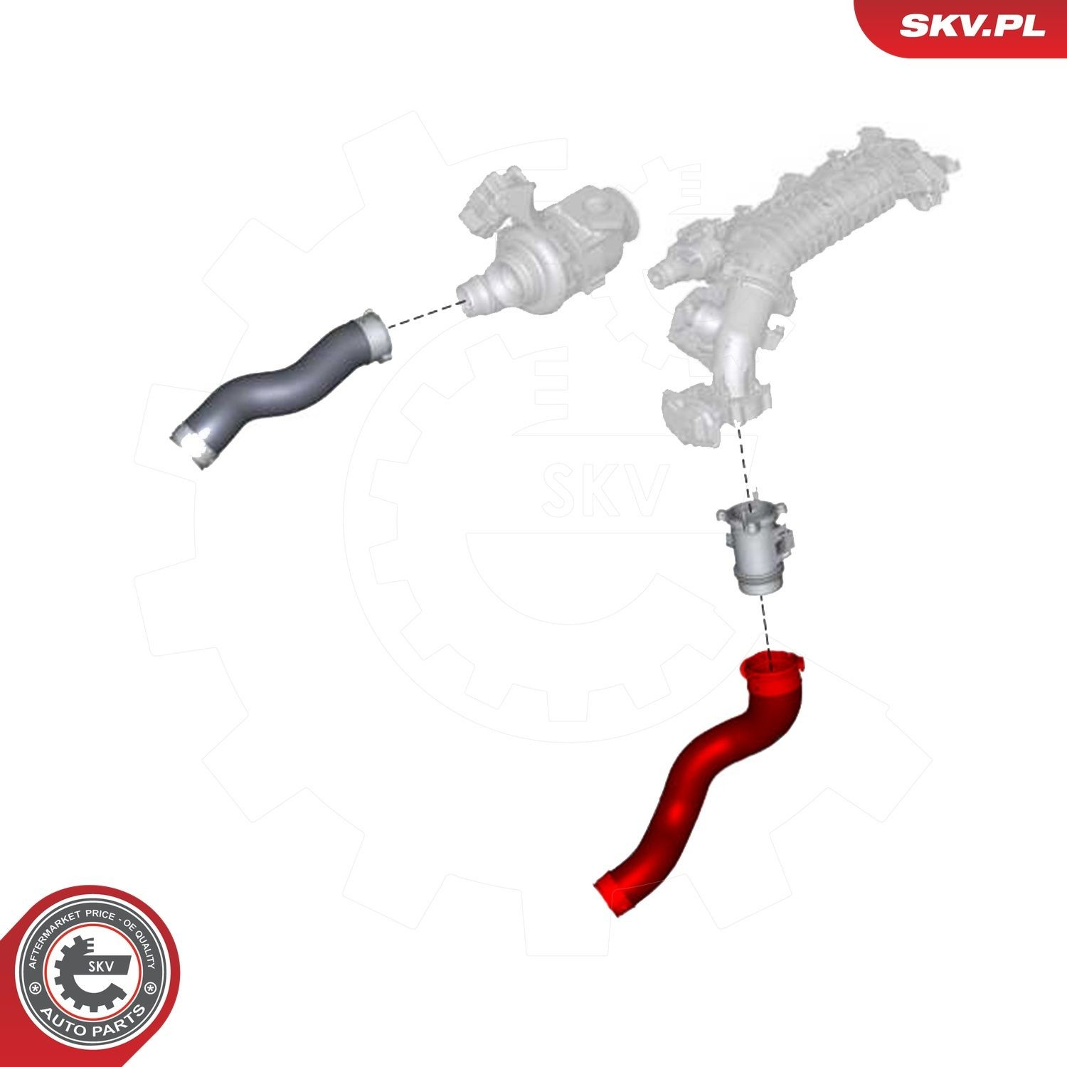 Патрубок дросельний SKV 24SKV991
