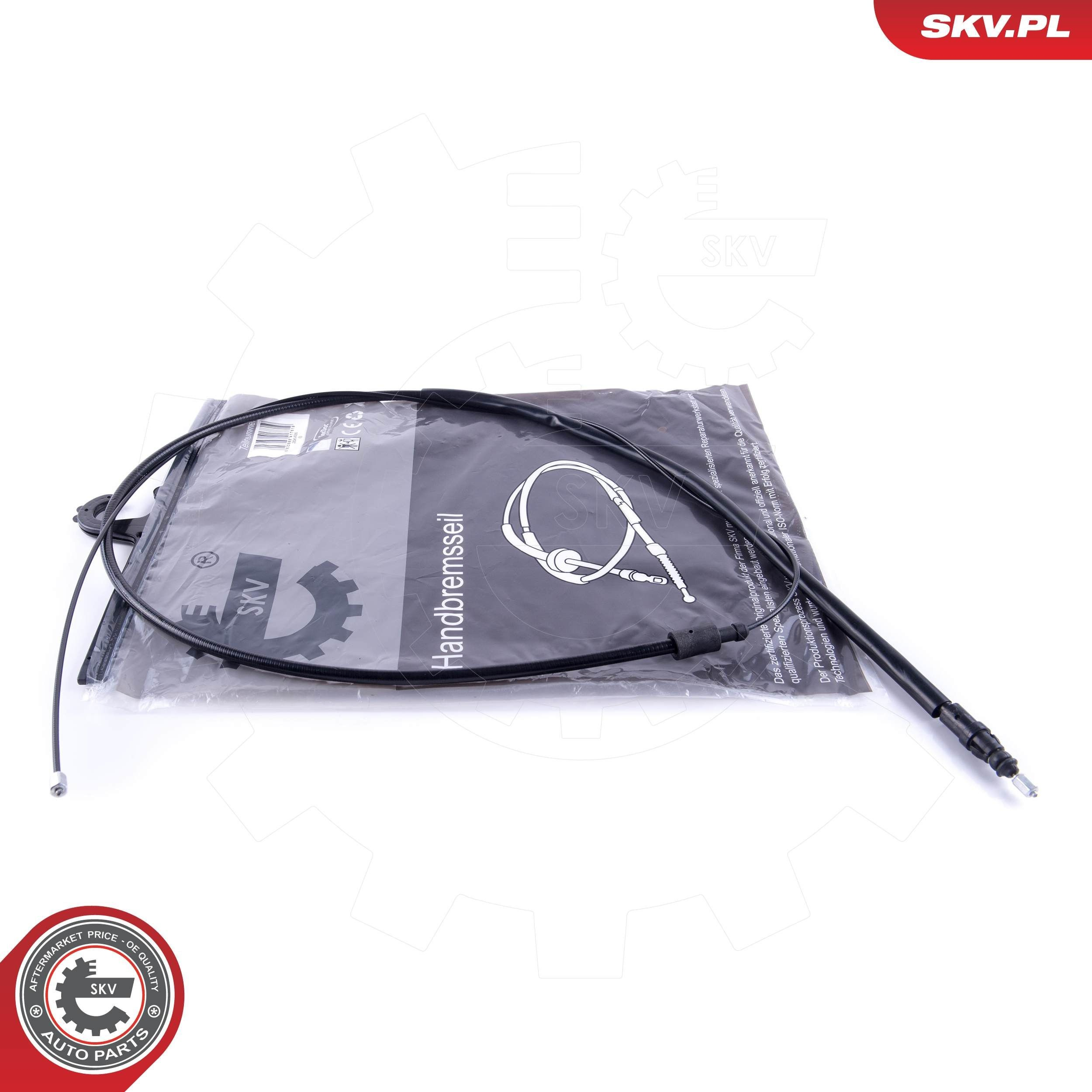 Трос ручного гальма задній, правий/лівий SKV 26SKV636 ціна, від 9.19 USD