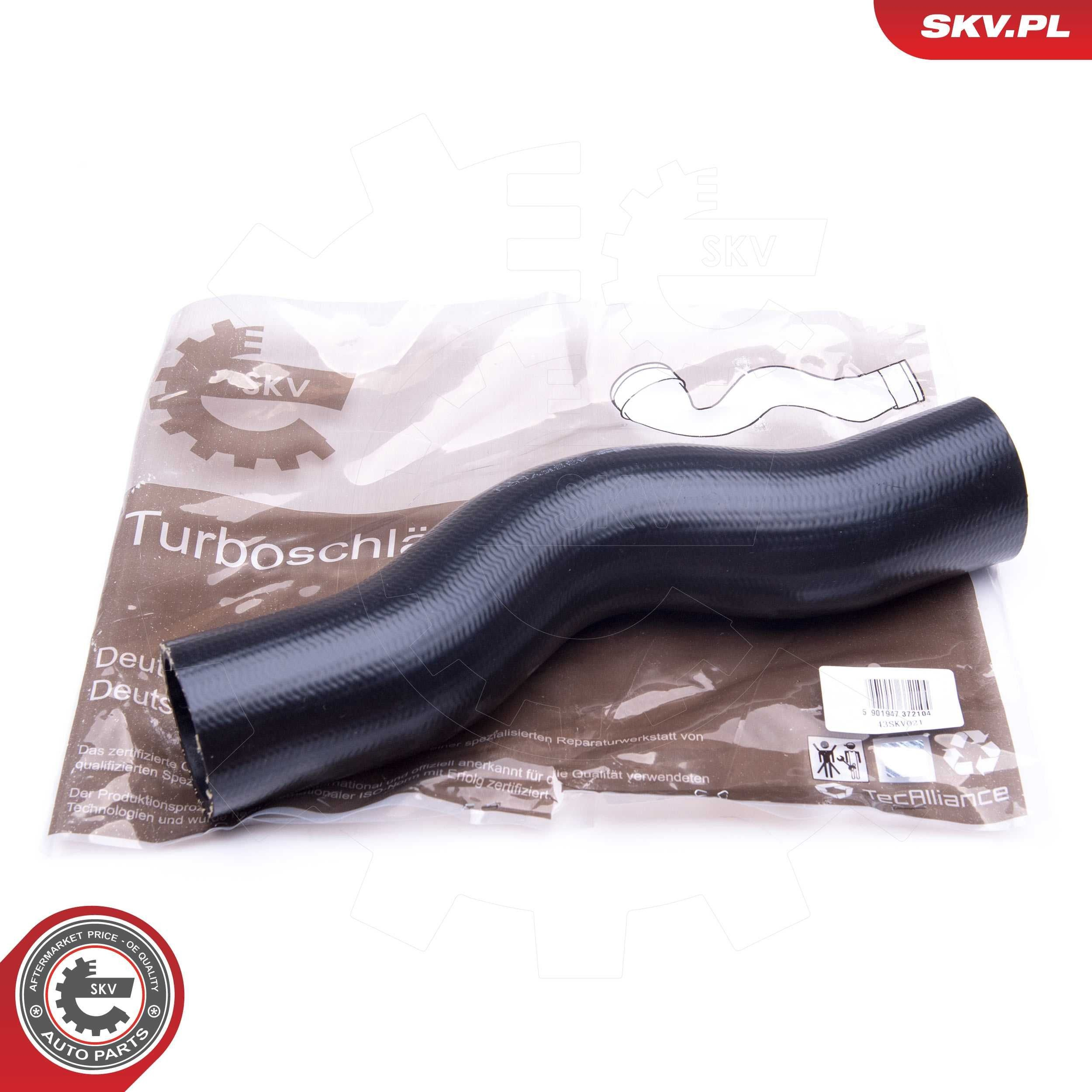 Шланг/патрубок интеркуллера SKV 43SKV021 ціна, від 17.35 USD