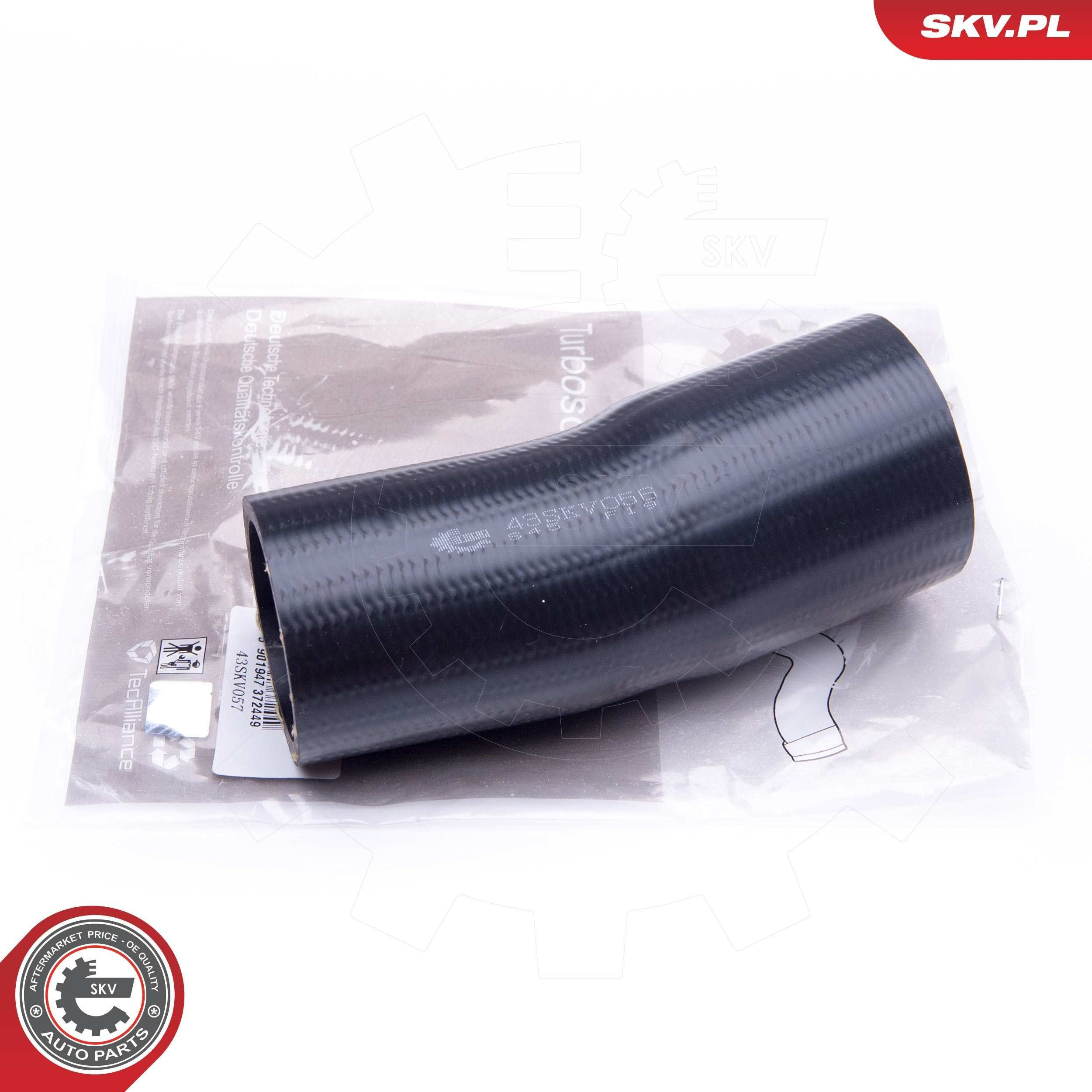 Шланг/патрубок интеркуллера SKV 43SKV057 ціна, від 35.74 USD