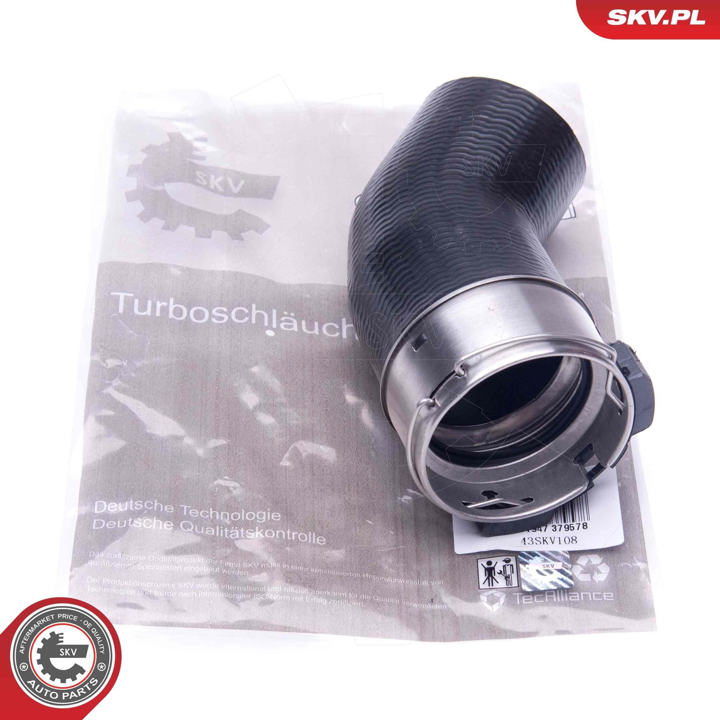 Шланг/патрубок интеркуллера SKV 43SKV108 ціна, від 22.80 USD