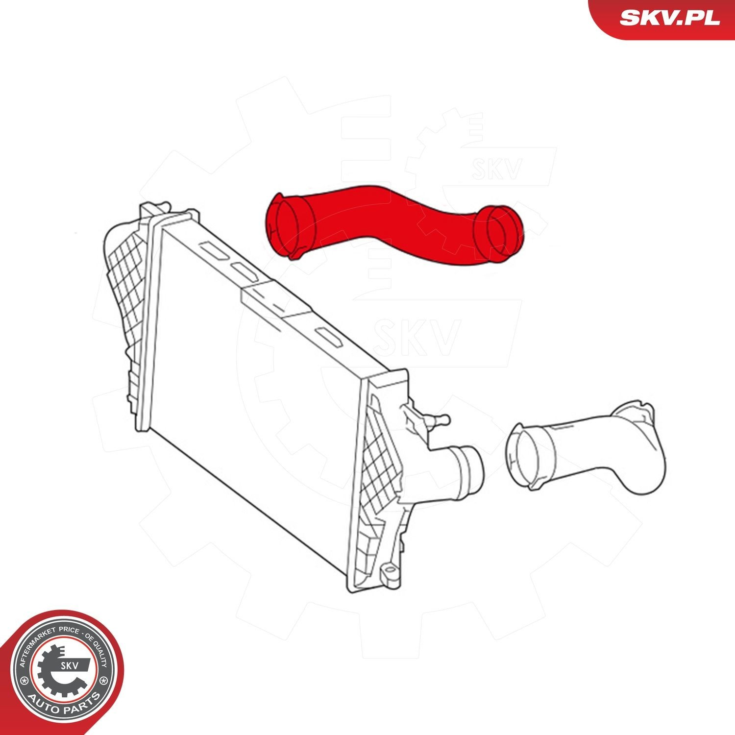 Шланг/патрубок интеркуллера 43SKV126 SKV