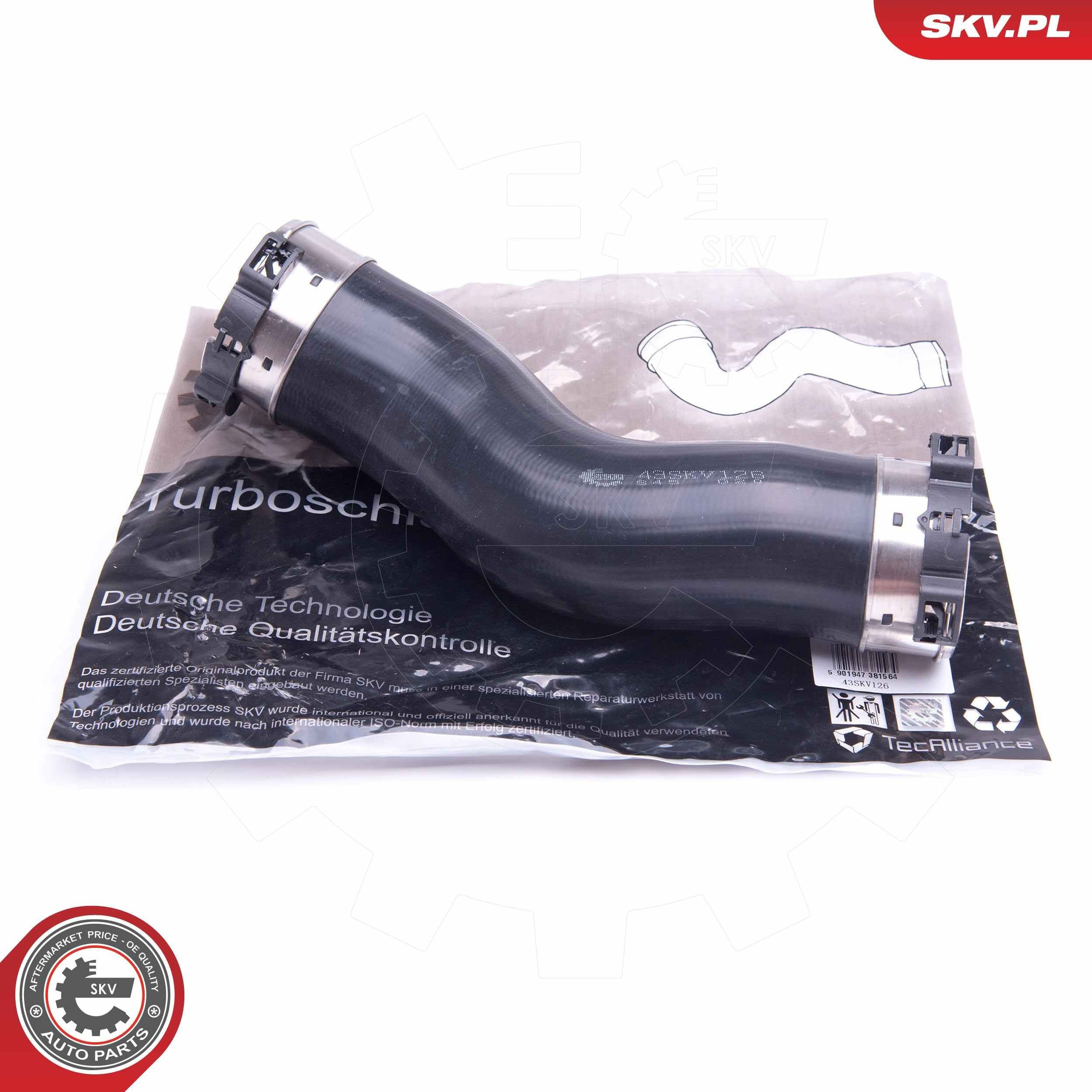 Шланг/патрубок интеркуллера SKV 43SKV126 ціна, від 85.79 USD