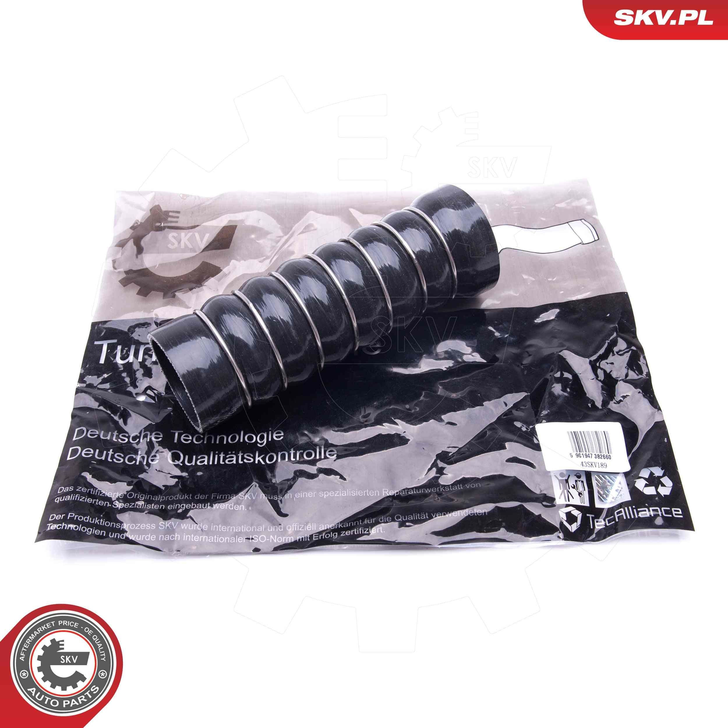 Шланг/патрубок интеркуллера SKV 43SKV189 ціна, від 22.74 USD