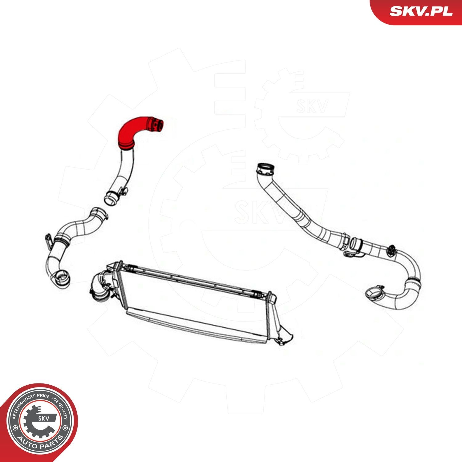 Шланг/патрубок інтеркуллера Fiat/Alfa/Lancia K04891697AB