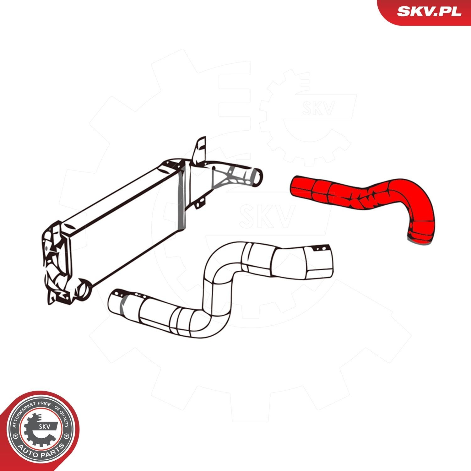 Купити 55056639AE Chrysler Шланг/патрубок интеркуллера