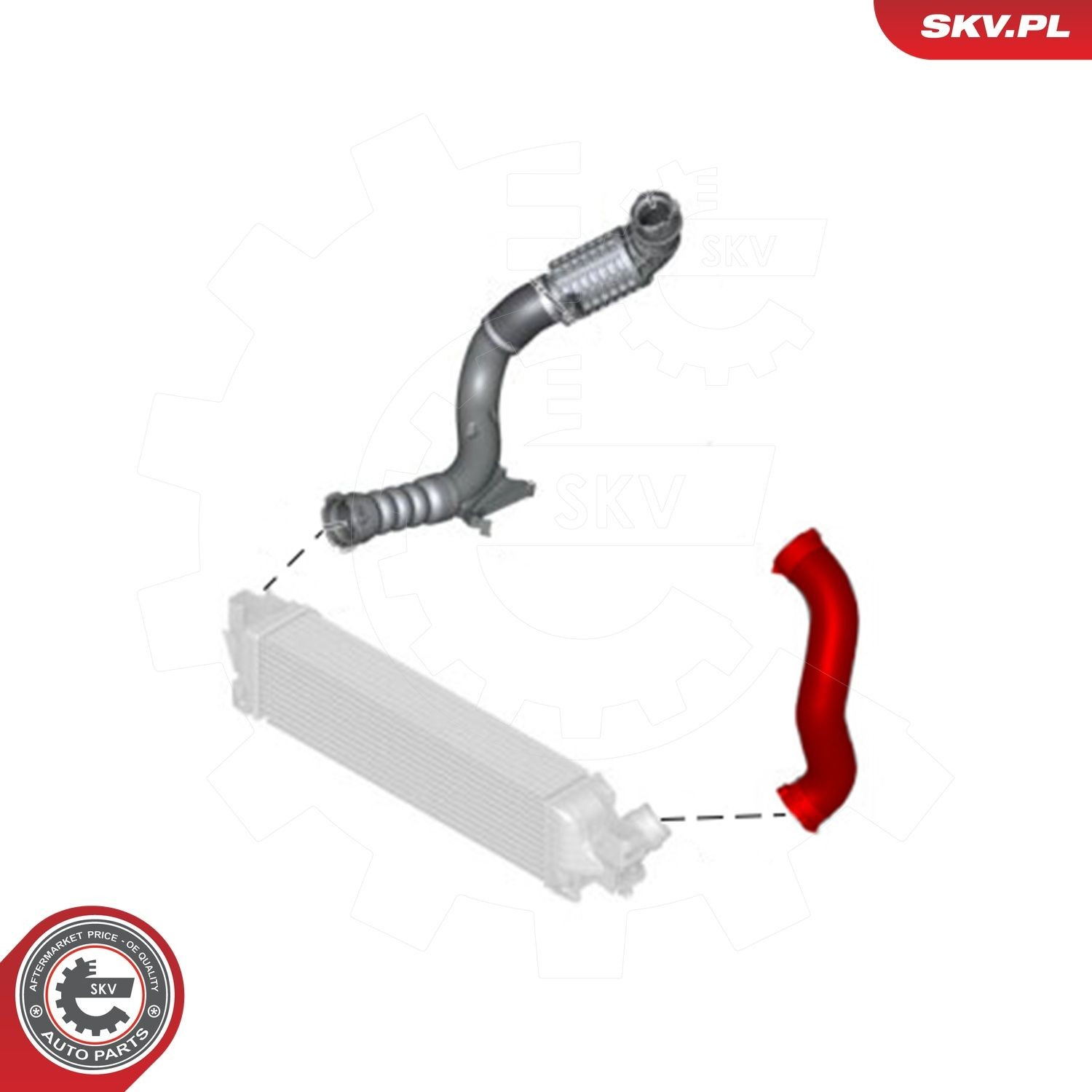 Шланг/патрубок интеркуллера 43SKV277 SKV