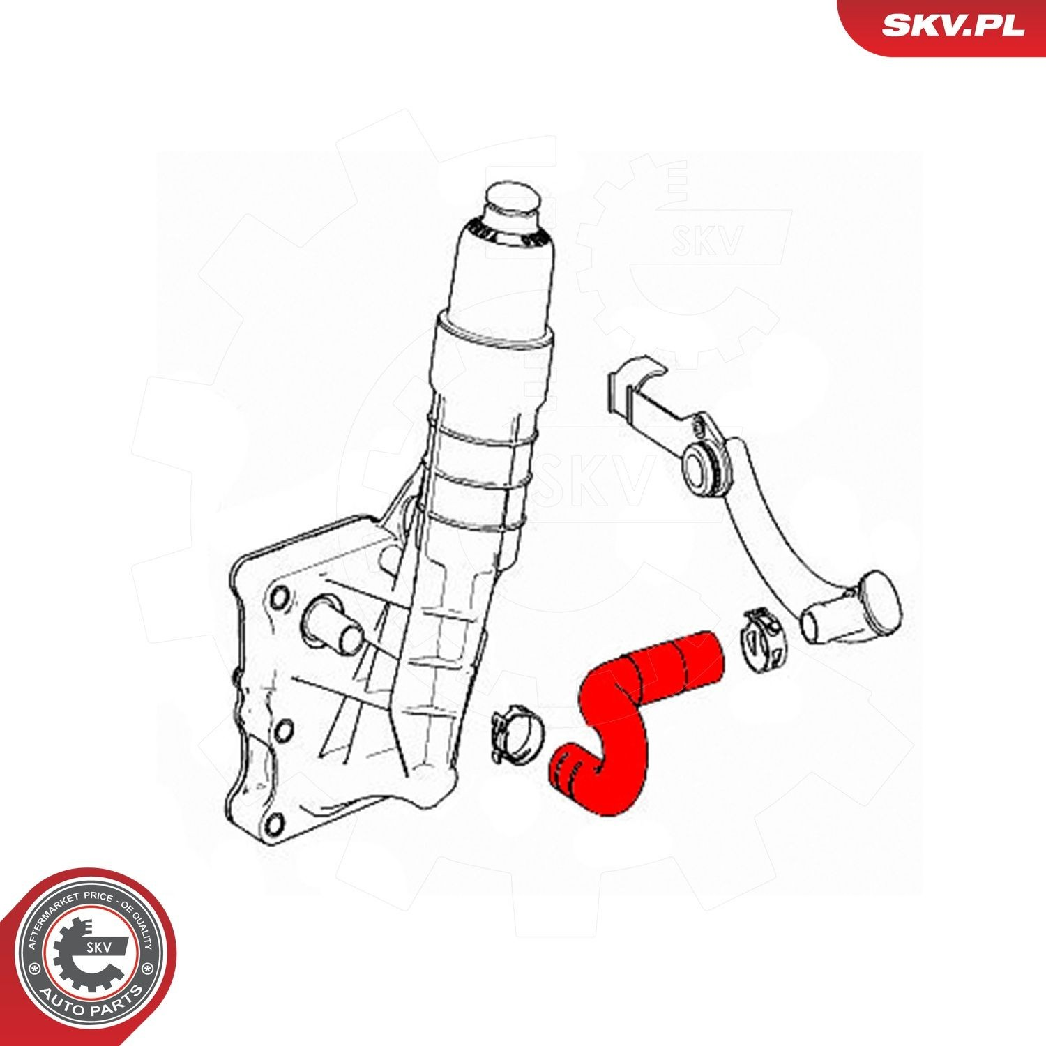 Шланг/патрубок интеркуллера SKV 43SKV469 ціна, від 5.08 USD