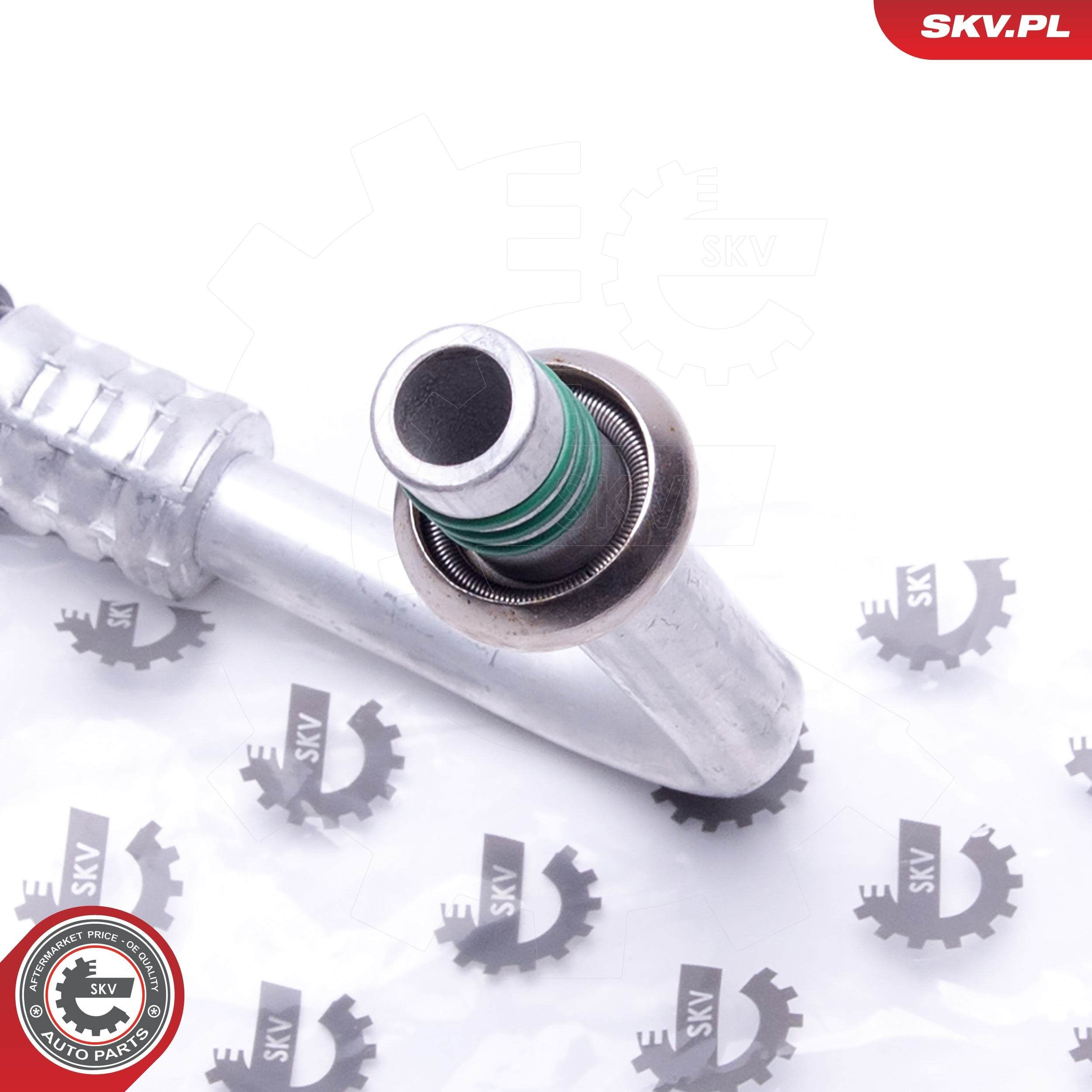 Купити 43SKV509 SKV Шланг кондиціонера, від компресора до радіатора