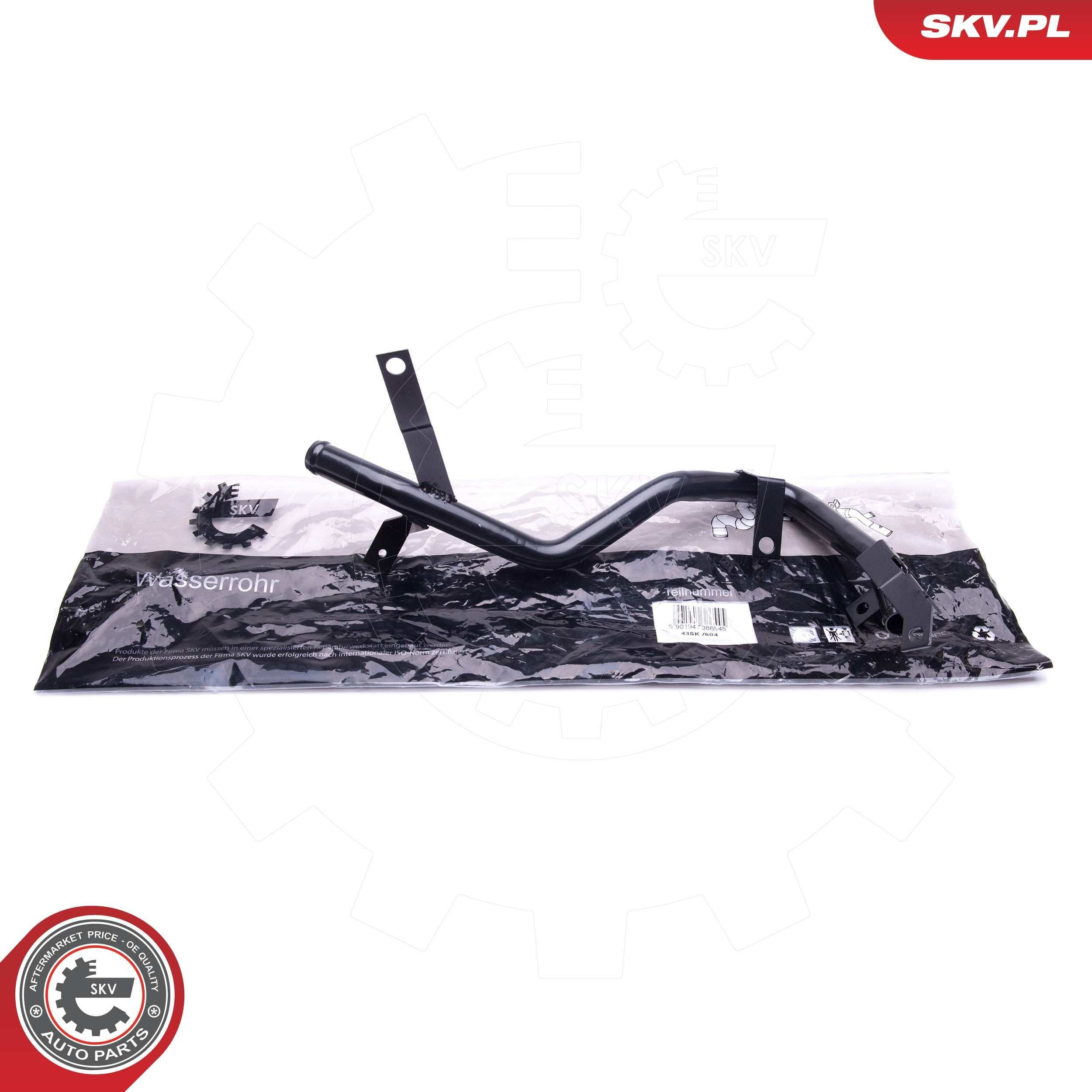 Шланг/патрубок системи охолодження SKV 43SKV604 ціна, від 19.65 USD