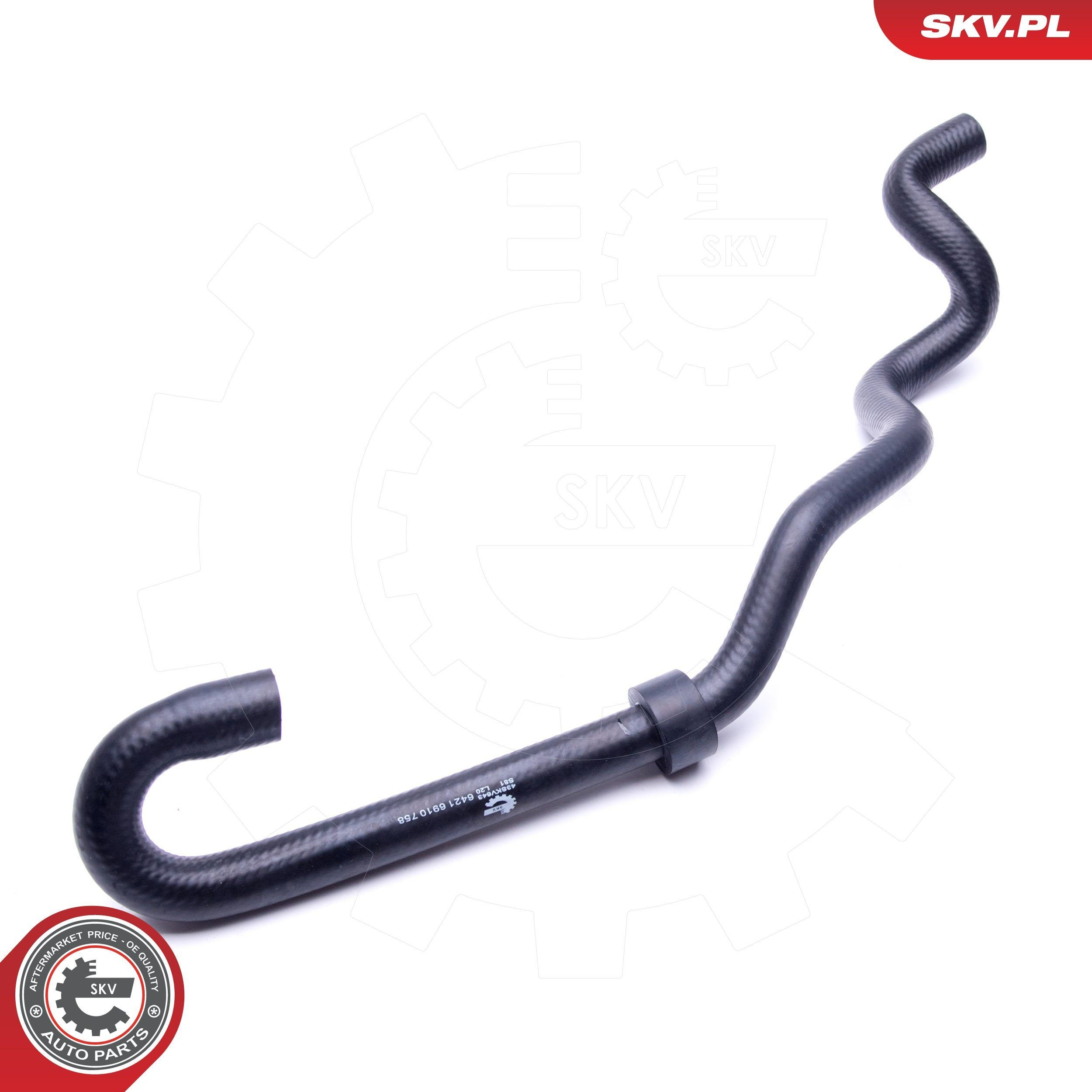 43SKV643 SKV Шланг/патрубок радіатора охолодження, нижній