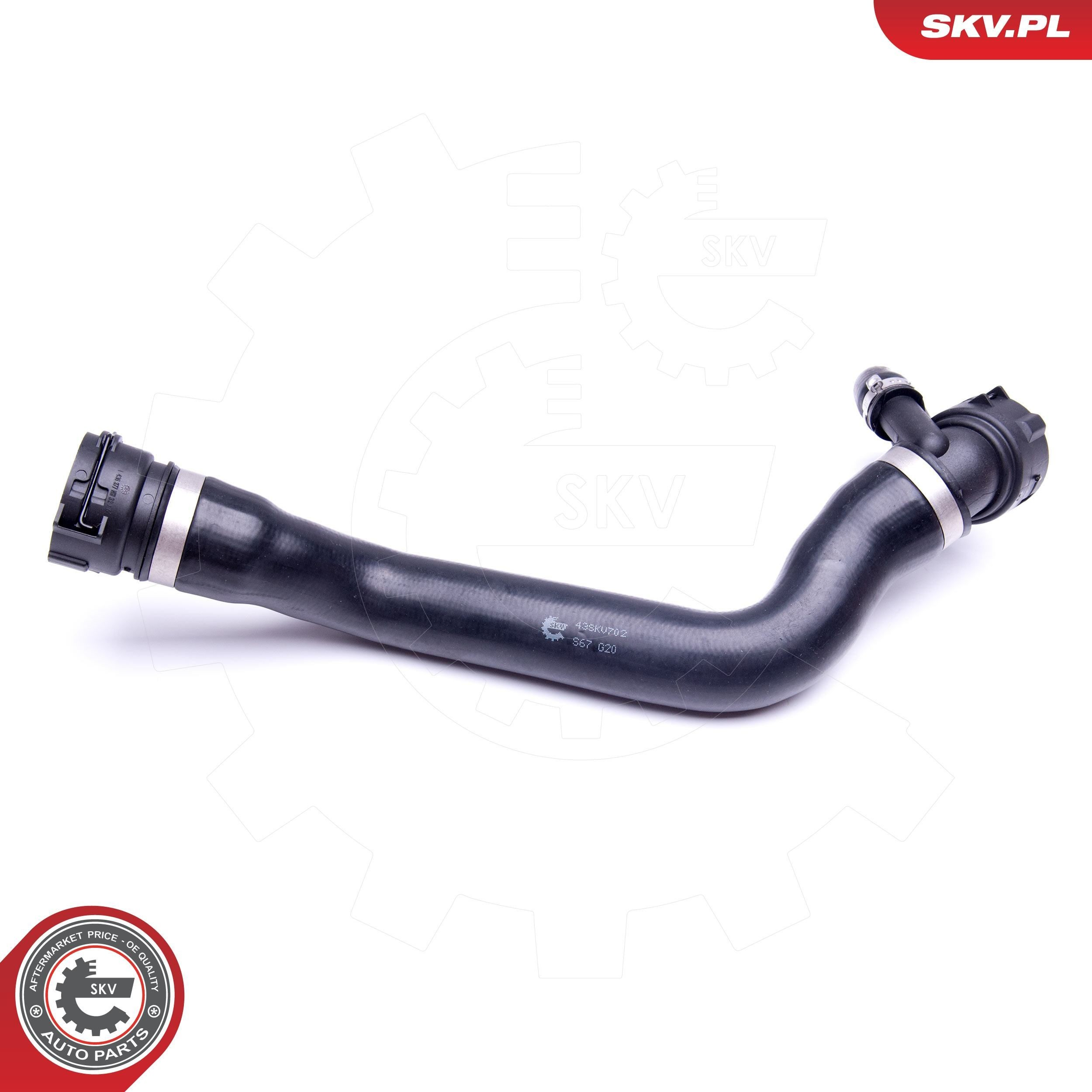 43SKV702 SKV Шланг/патрубок радіатора охолодження, нижній