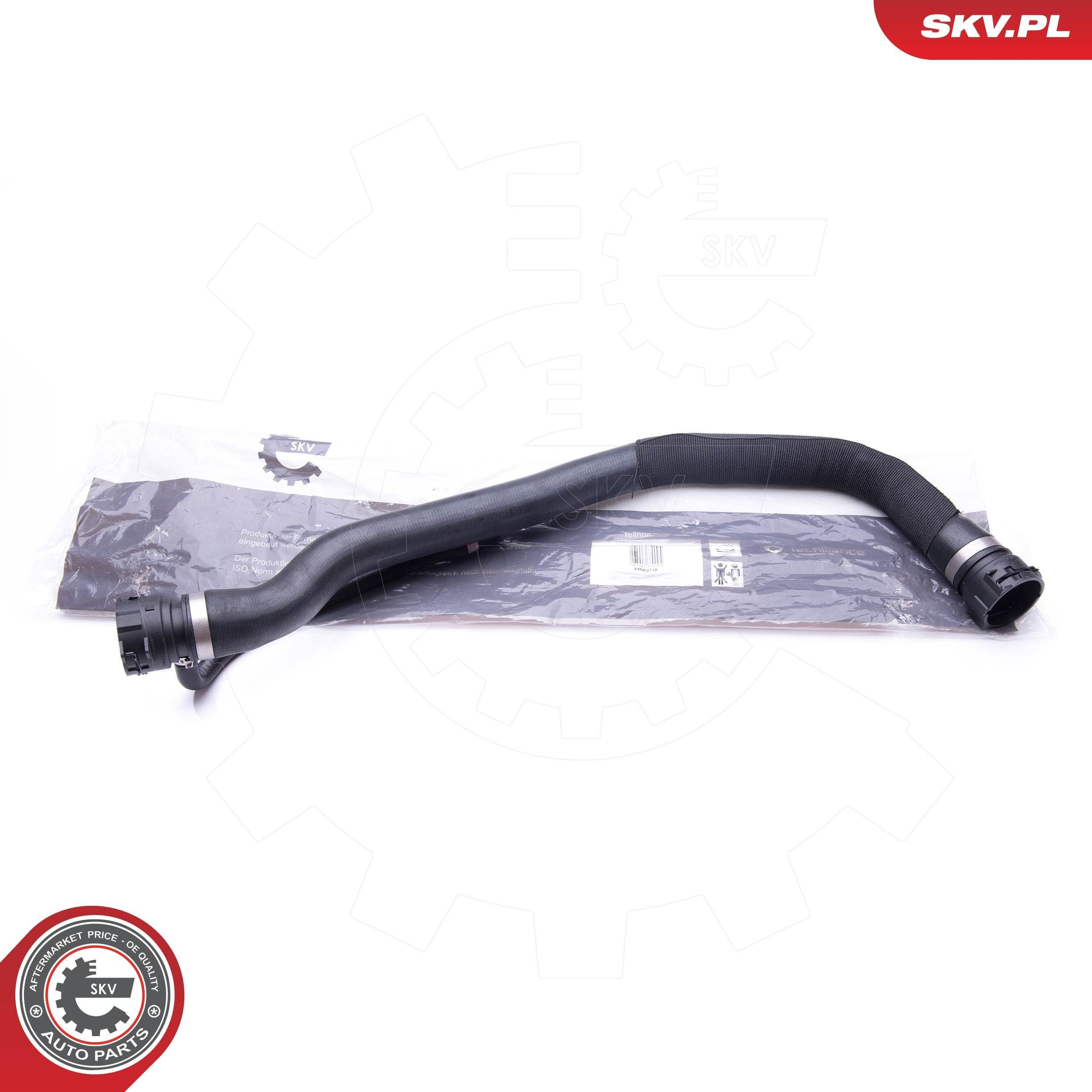 Купити 43SKV718 SKV Шланг/патрубок радіатора охолодження, верхній