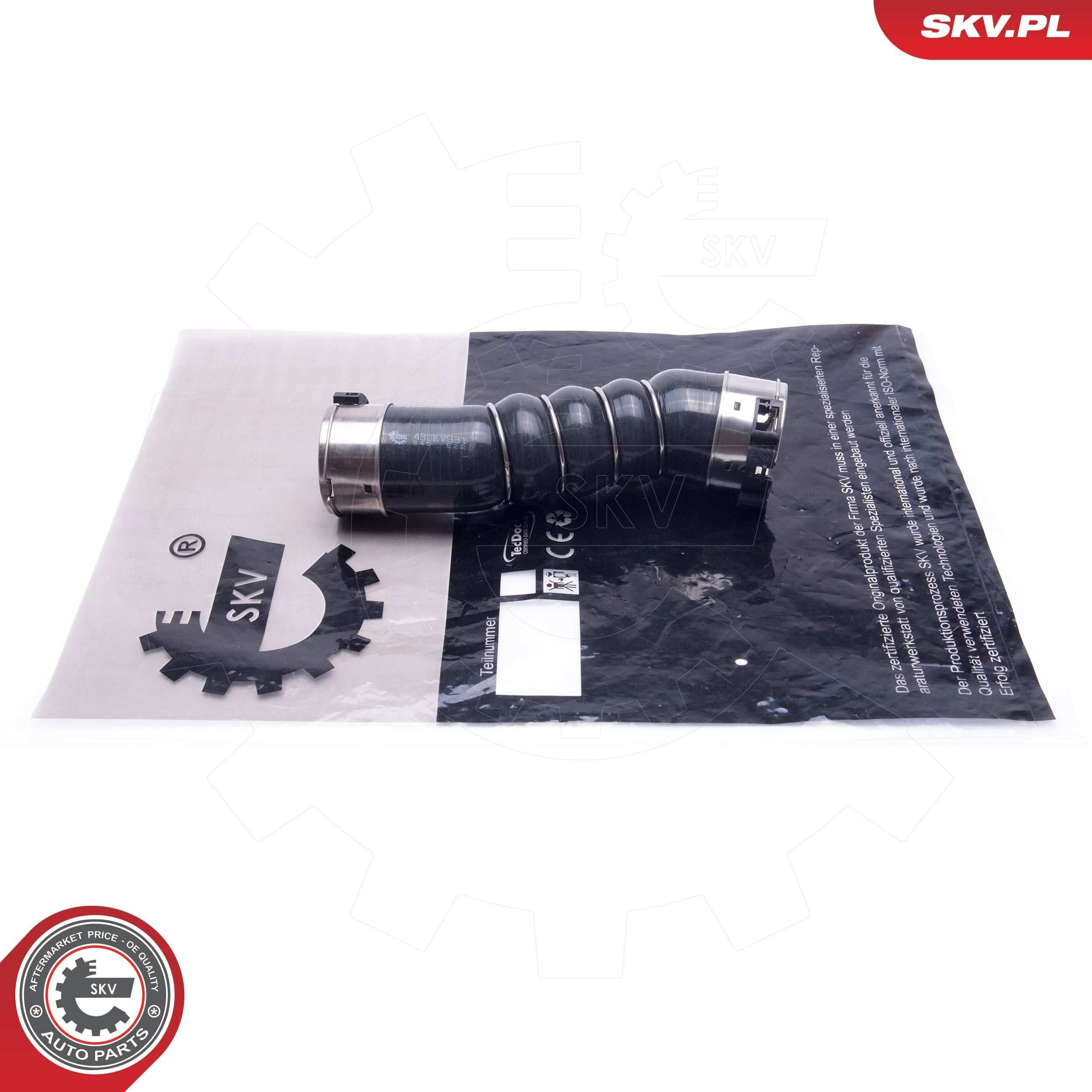Шланг/патрубок интеркуллера 43SKV931 SKV
