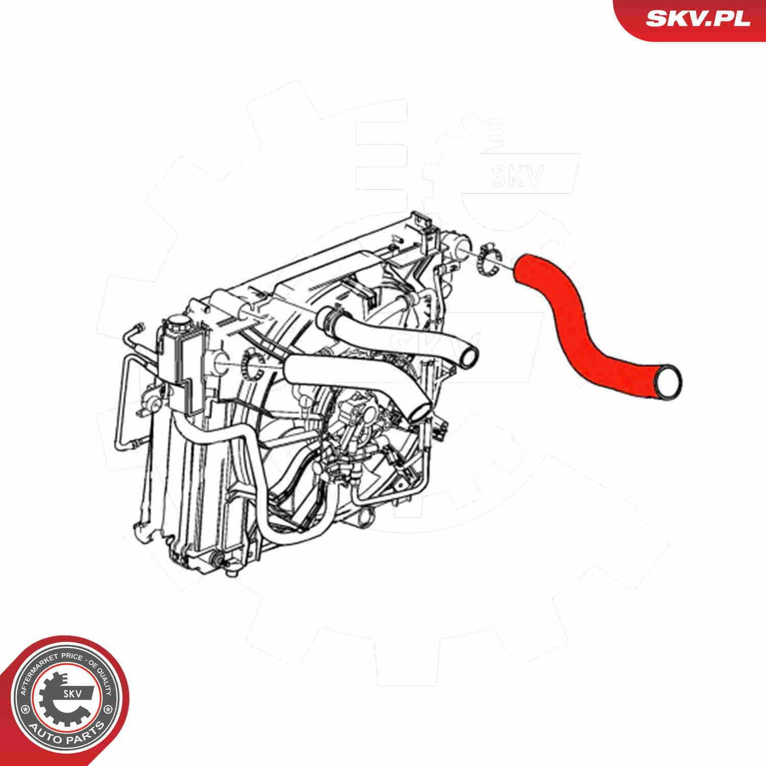 Шланг/патрубок интеркуллера K52079979AB Fiat/Alfa/Lancia
