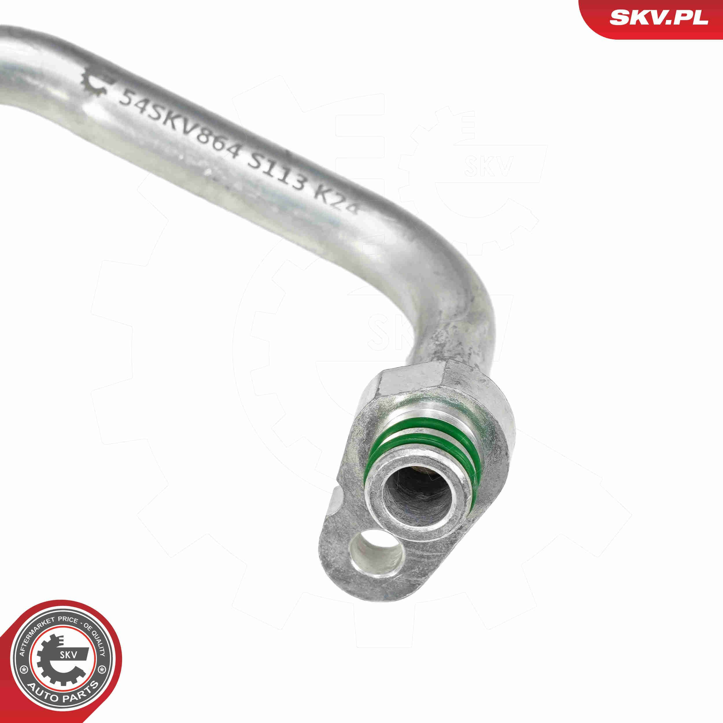 Купити 54SKV864 SKV Шланг кондиціонера, від компресора до радіатора