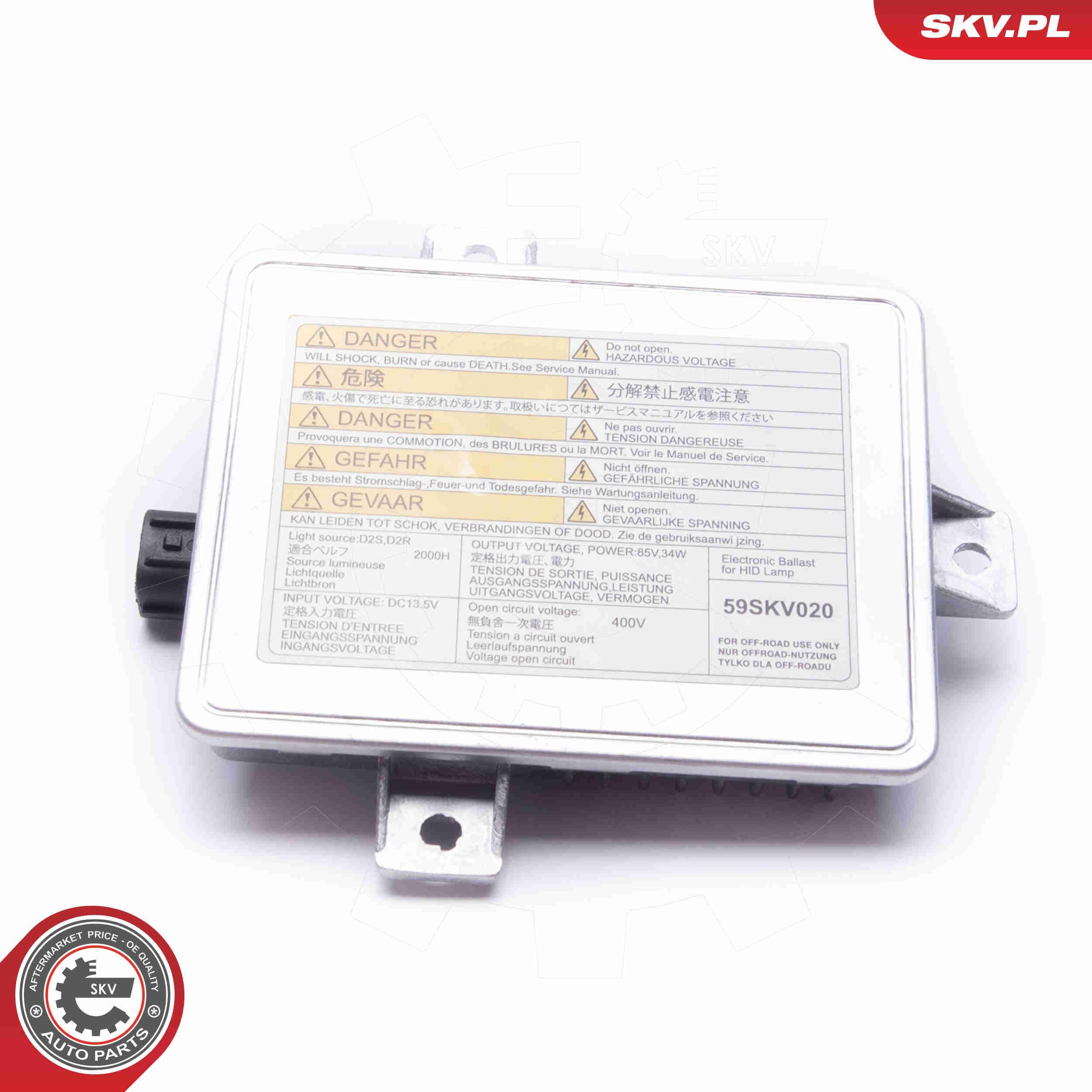 Блок розпалювання, ксенон SKV 59SKV020 ціна, від 31.15 USD