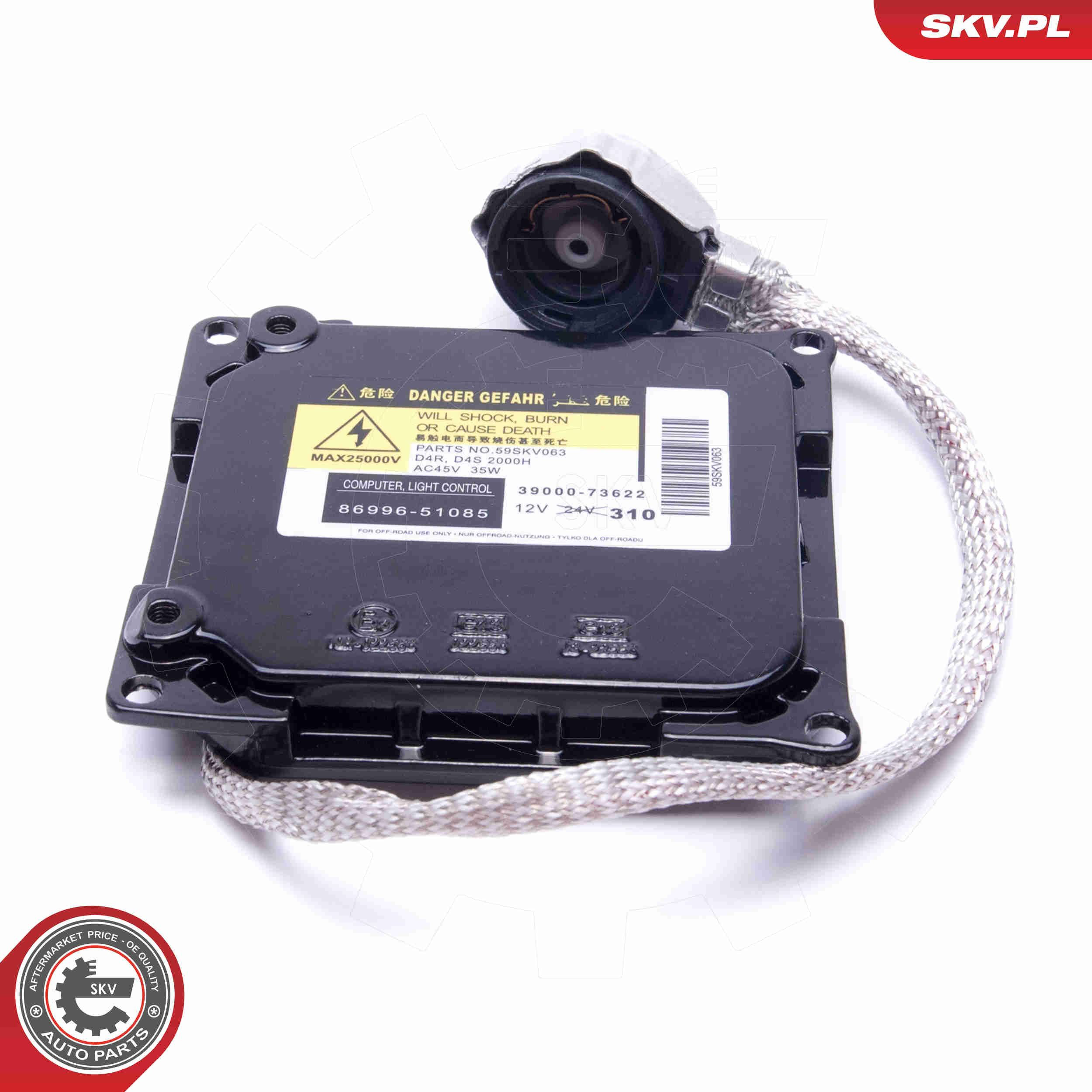 Блок розпалювання, ксенон 59SKV063 SKV