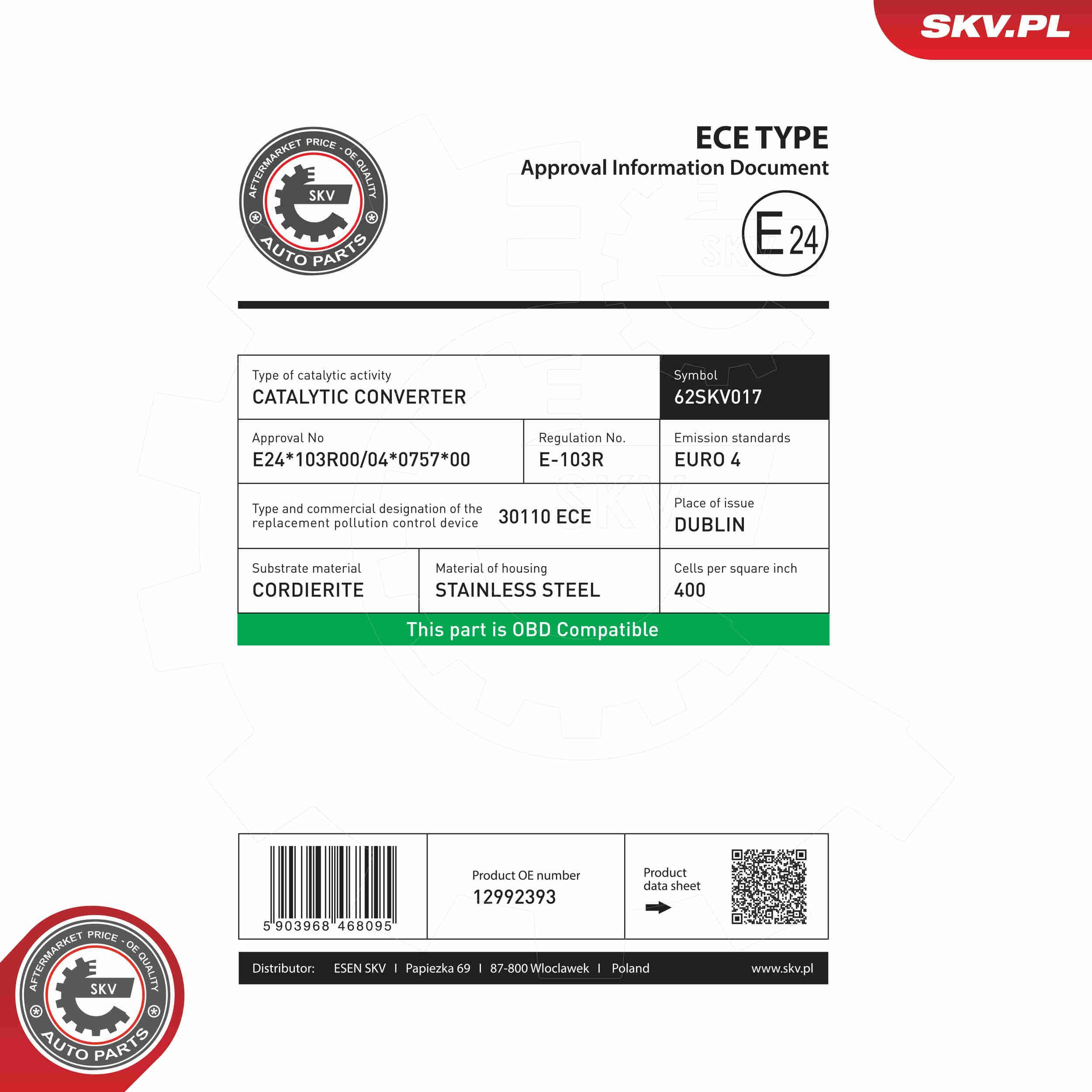 62SKV017 SKV