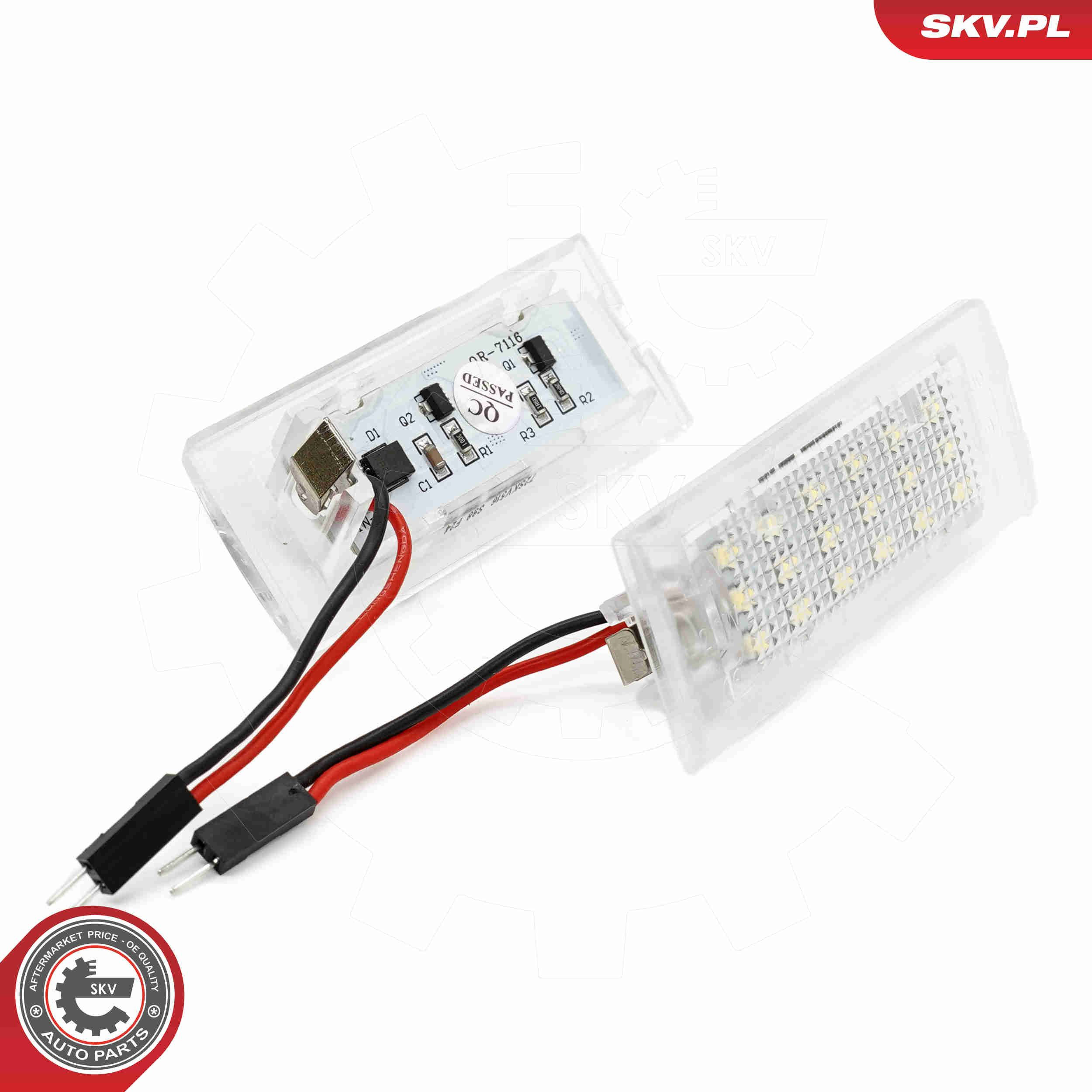 Ліхтар підсвічування заднього номерного знака L042100006LED Depo/Loro/Abakus