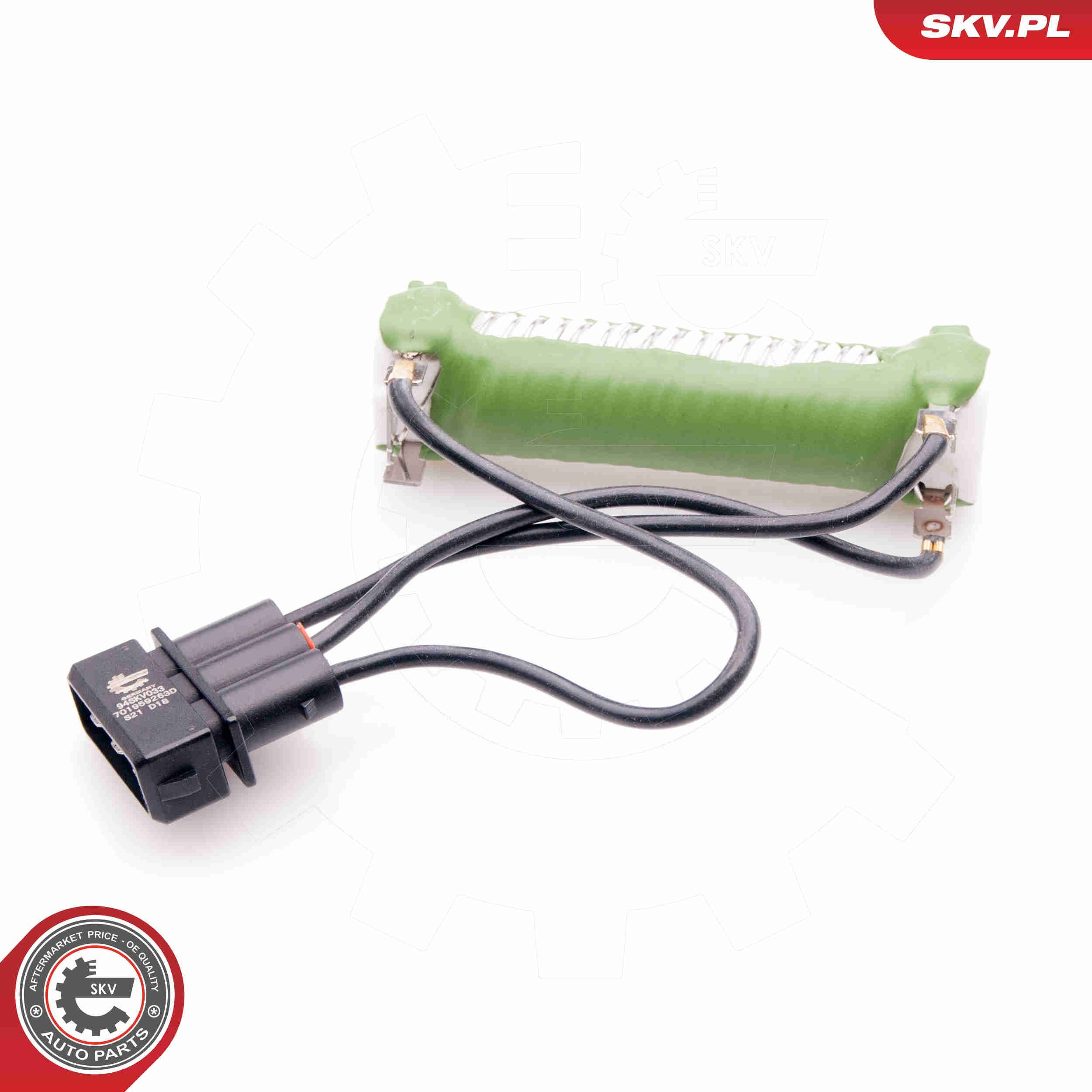 Резистор моторчика вентилятора A/C SKV 94SKV033 ціна, від 15.09 USD