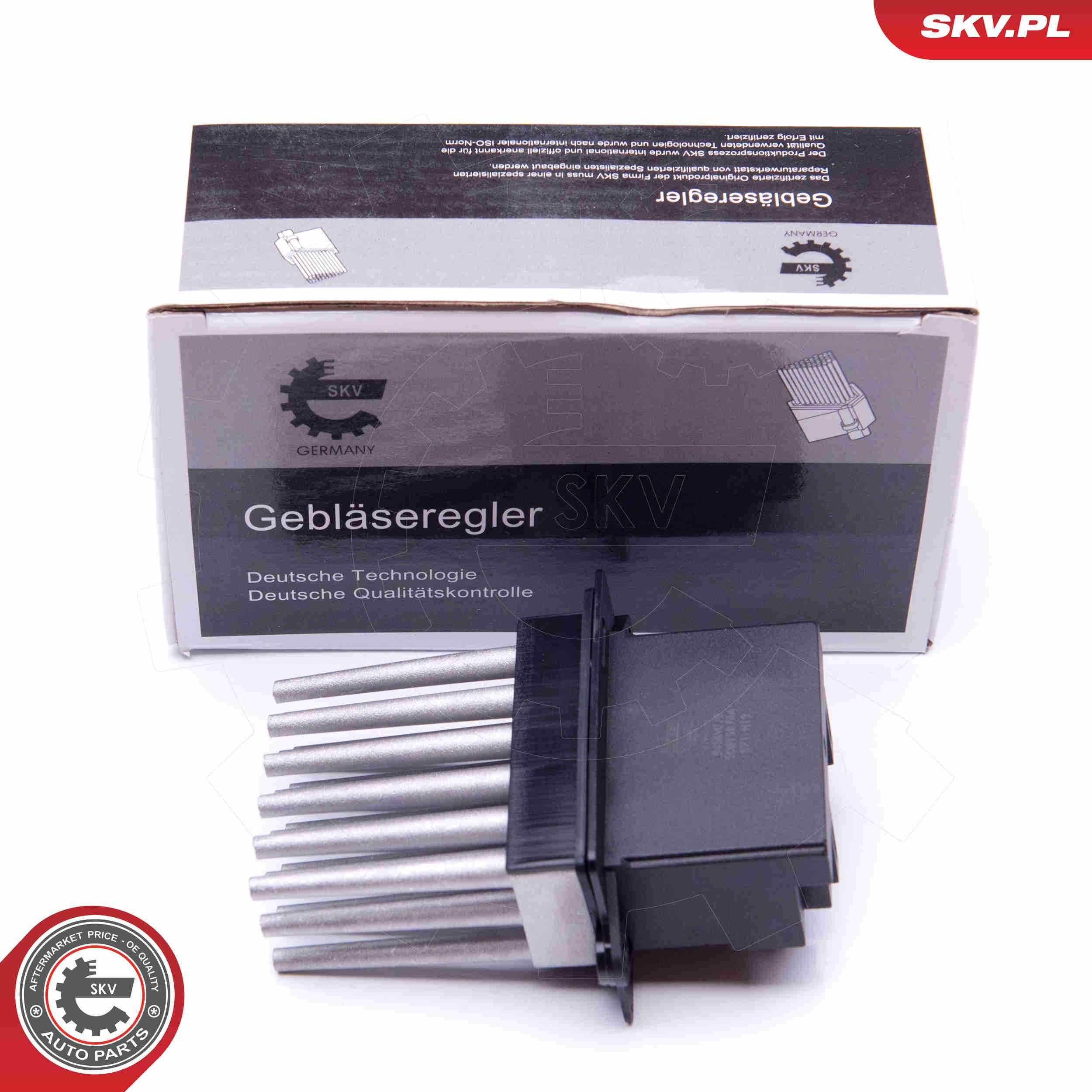 Резистор моторчика вентилятора A/C SKV 94SKV076 ціна, від 30.85 USD