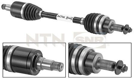 DK65001 SNR Піввісь задня, ліва