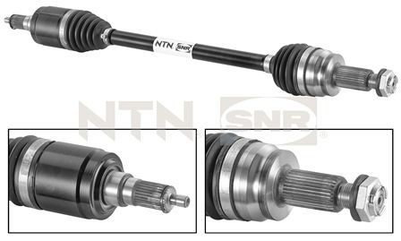 DK80005 SNR Піввісь задня, права